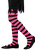Smiffys Tights, Black & Fuchsia