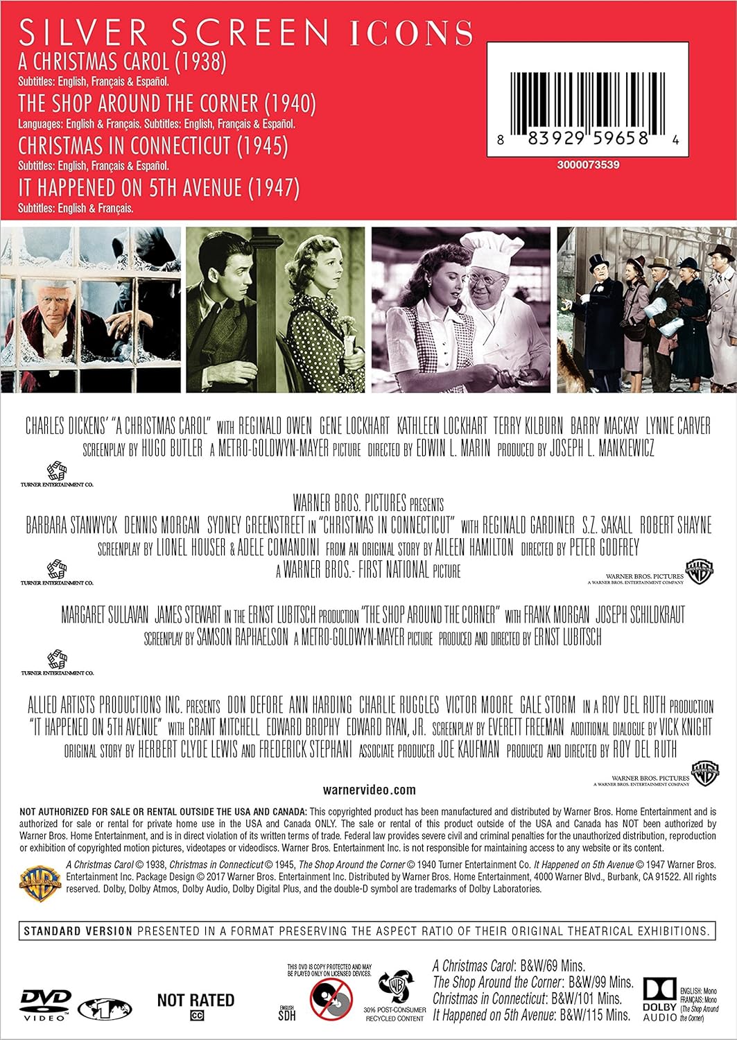 Silver Screen Icons: Holiday (4FE)