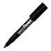 Pentel - Marcador permanente punta cónica. Color negro. - Pack de 12