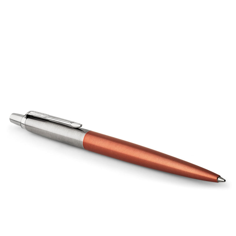 Parker Jotter Ballpoint Pen | Chelsea Orange | Medium Point Blue In