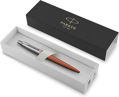 Parker Jotter Ballpoint Pen | Chelsea Orange | Medium Point Blue In