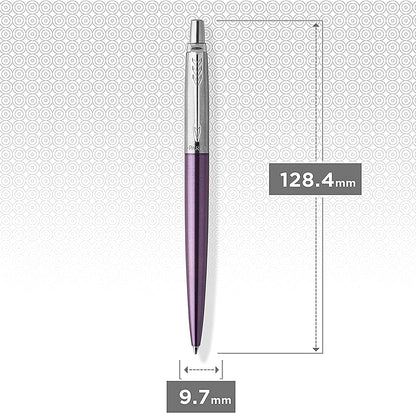 Parker Jotter Ballpoint Pen | Victoria Violet | Medium Point Blue Ink | Gift Box