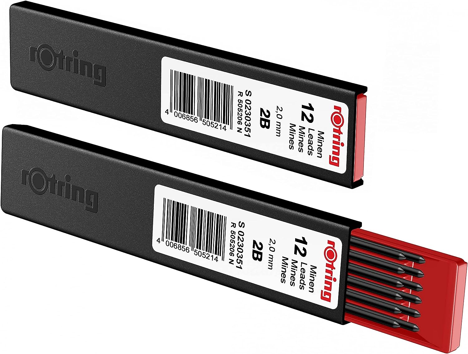rOtring Tikky Mechanical Pencil Lead Refills | 2.0 mm | 12 Count