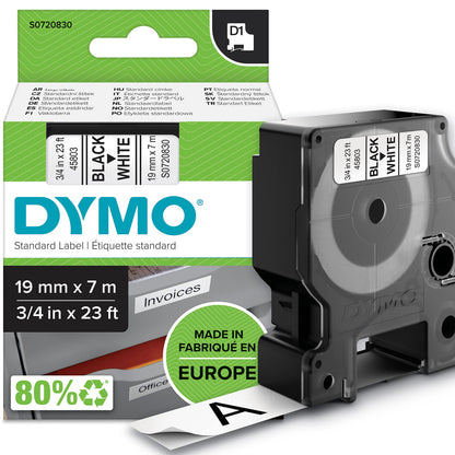 DYMO Authentic LabelWriter Return Address Labels | 25 mm x 54 mm | Self-Adhesive | Roll of 500 Easy-Peel Labels | for LabelWriter Label Makers | Made in Europe