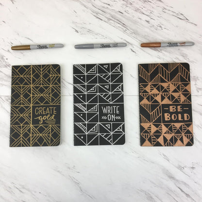 Sharpie Permanent Markers | Fine Tip | Assorted Metallic Colours | 3 Count