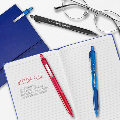 Paper Mate InkJoy 300RT Retractable Ballpoint Pens | Medium Point (1.0 mm) | Blue | 12 Count