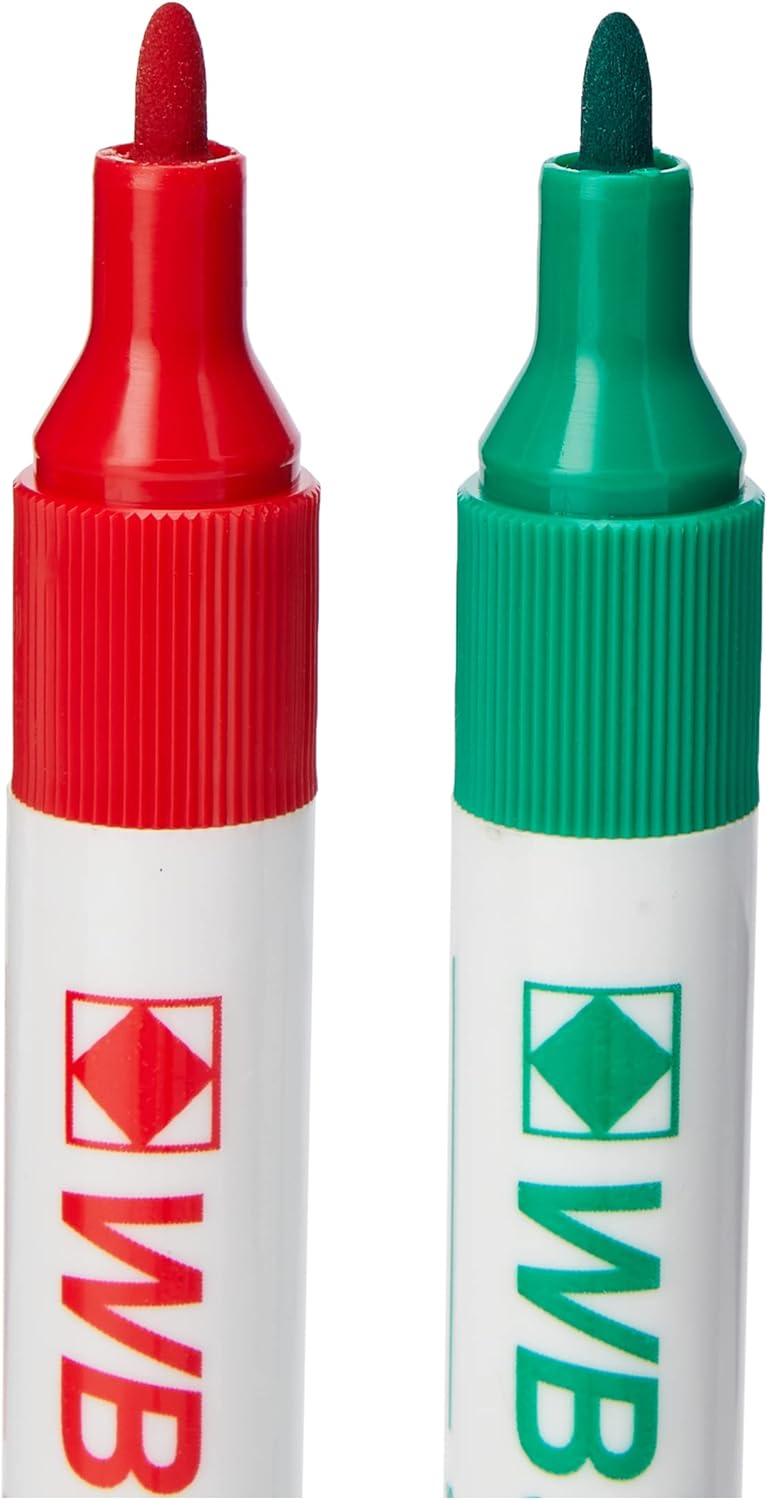 Hainenko WB SL Dry Wipe Marker with Fine Bullet Tip - Assorted (Pack of 4