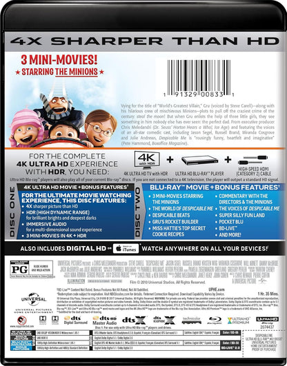 Despicable Me (4K Ultra HD + Blu-ray + Digital HD