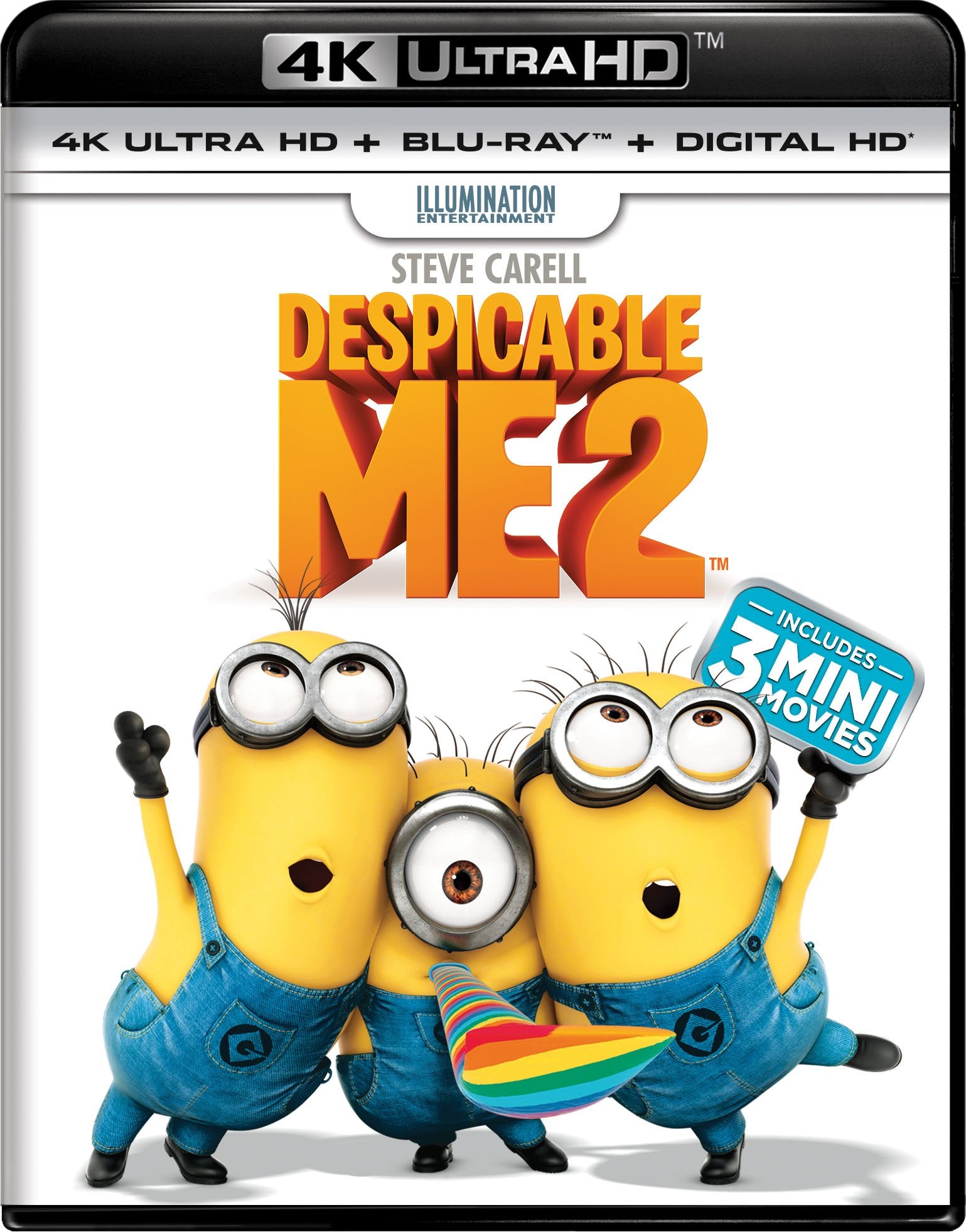 Despicable Me 2 (4K Ultra HD + Blu-ray + Digital HD)