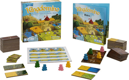 Blue Orange , Kingdomino Game , Board Game , Ages 8+ , 2-4 Players , 15 Minutes Playing Time