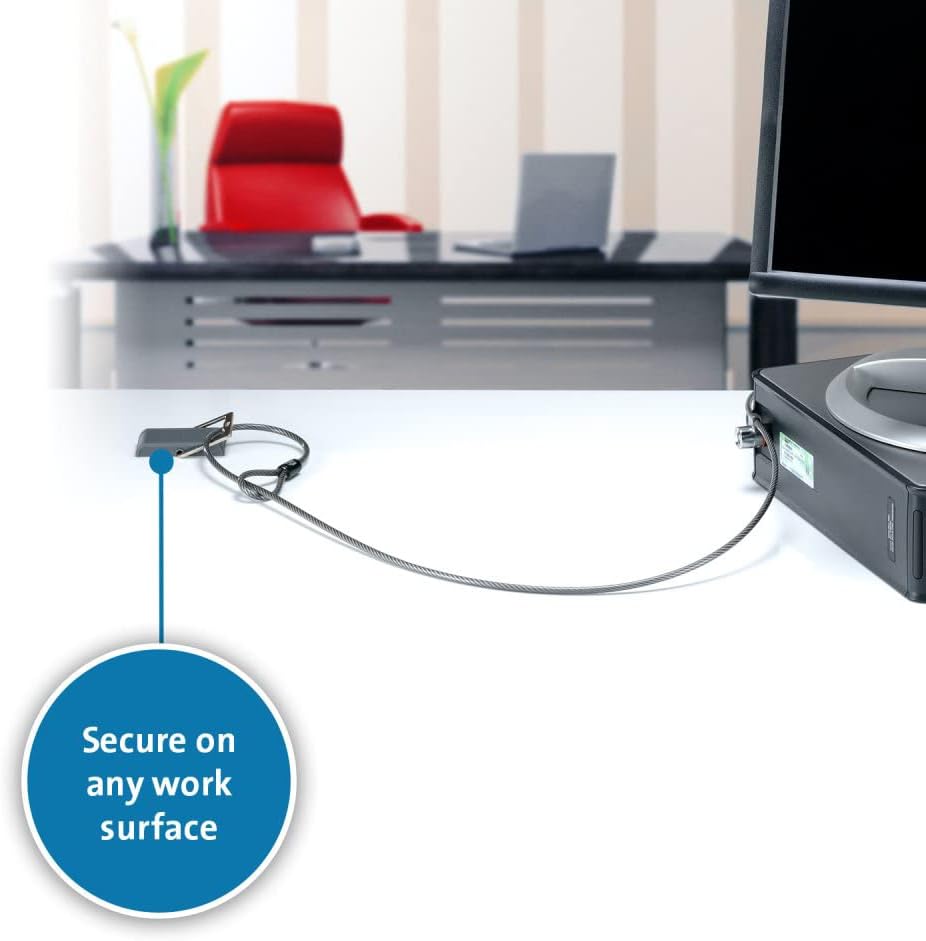 Kensington K64613WW - Punto de Anclaje de Cable de Seguridad para Montaje en Escritorio