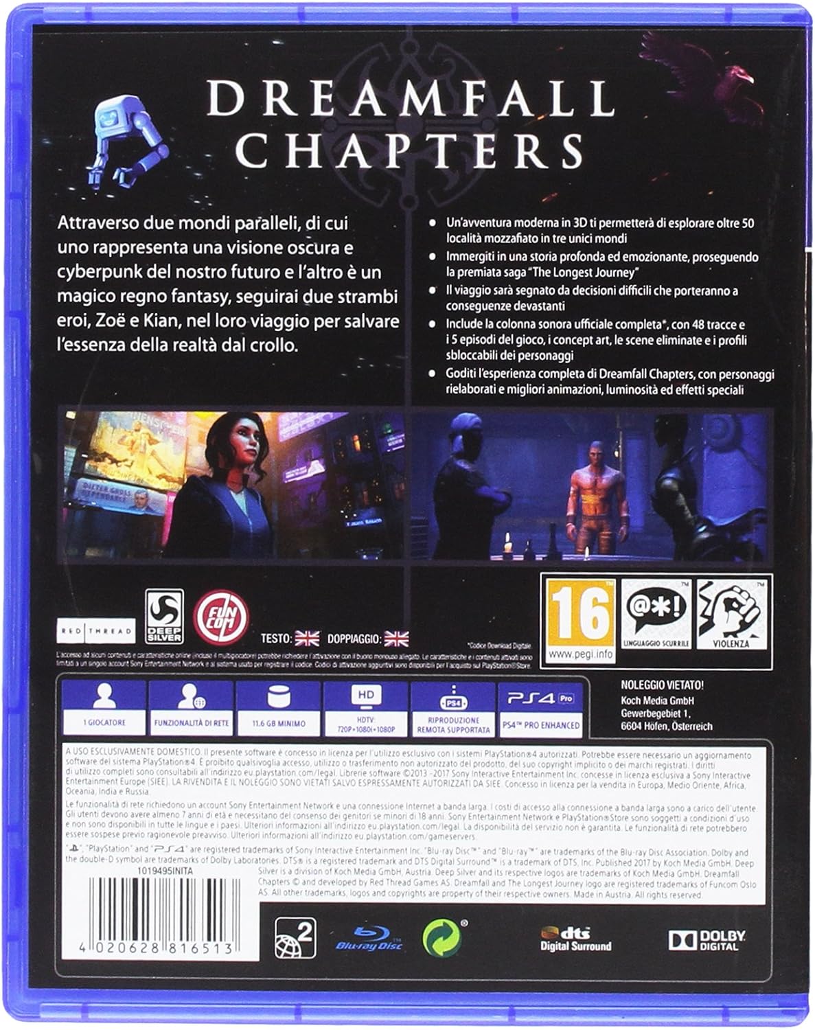Dreamfall Chapters - PlayStation 4
