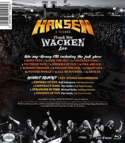 Kai Hansen - Thank You Wacken (+ CD)
