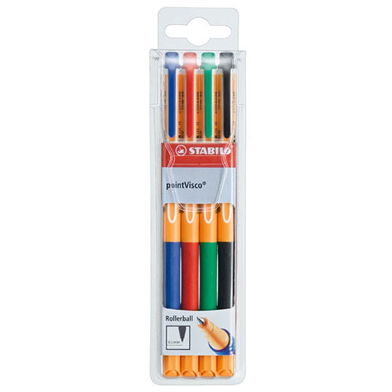Gel Rollerball - STABILO pointVisco Wallet of 4