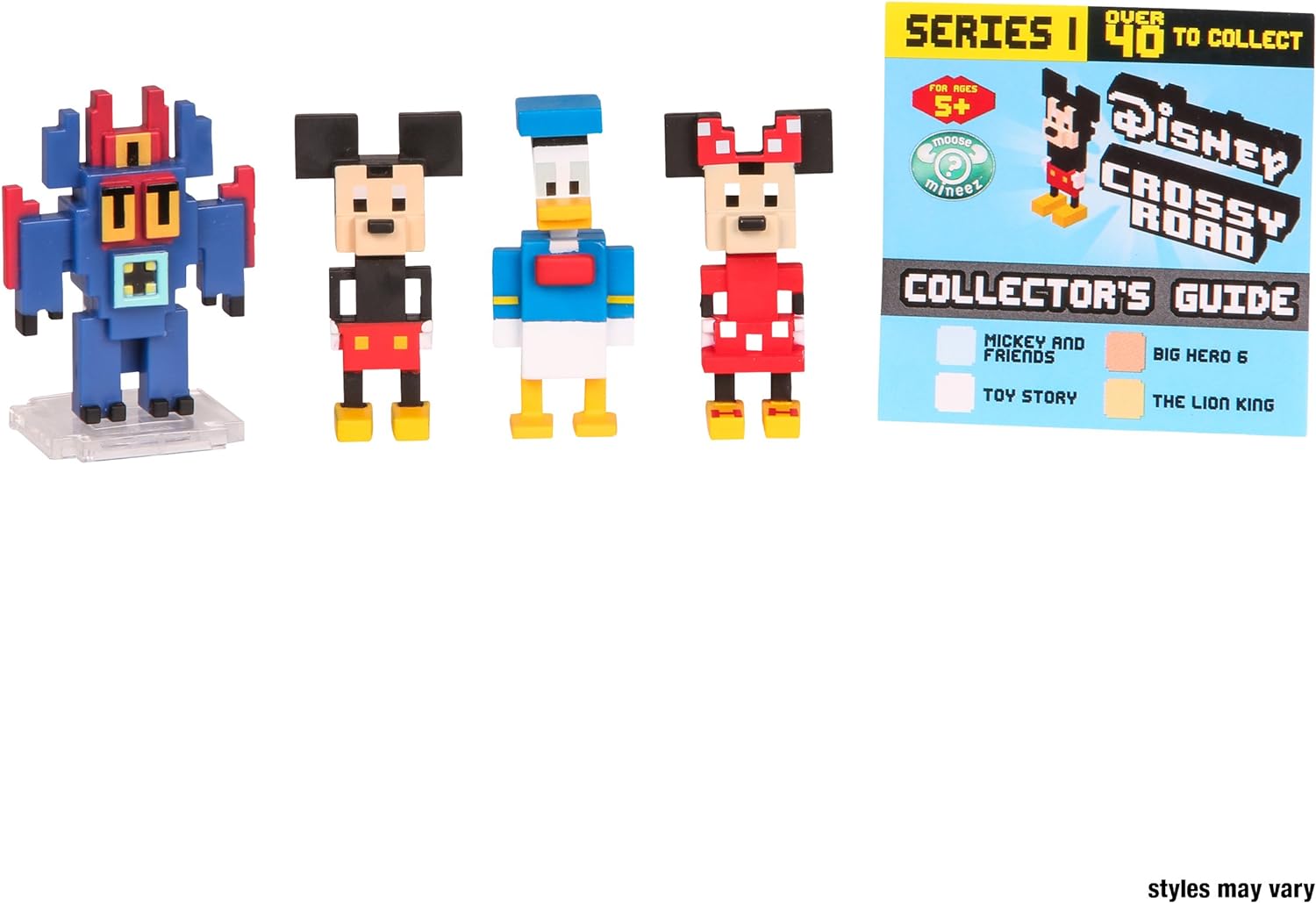 Disney Crossy Roads 71001 Crossy Roads Mini Figure 4 Pack, Multi-Colour