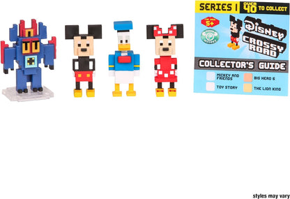 Disney Crossy Roads 71001 Crossy Roads Mini Figure 4 Pack, Multi-Colour
