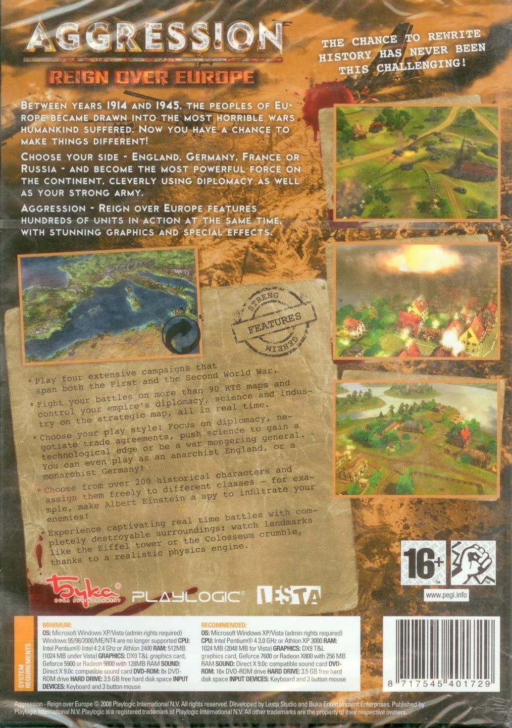 PC Games - Agression Reign Over Europe Pc