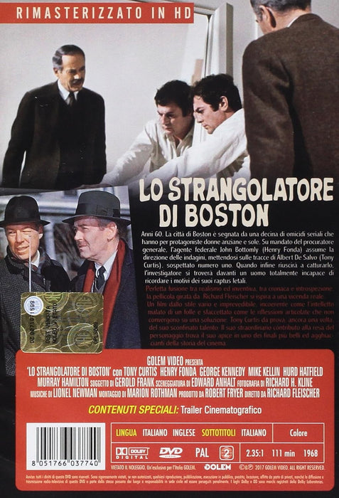 lo strangolatore di boston DVD Italian Import