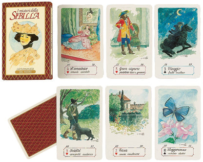 Dal Negro- I Misteri Della Sibilla Sibyla Cartas de Juego del Tarot, Multicolor (43003