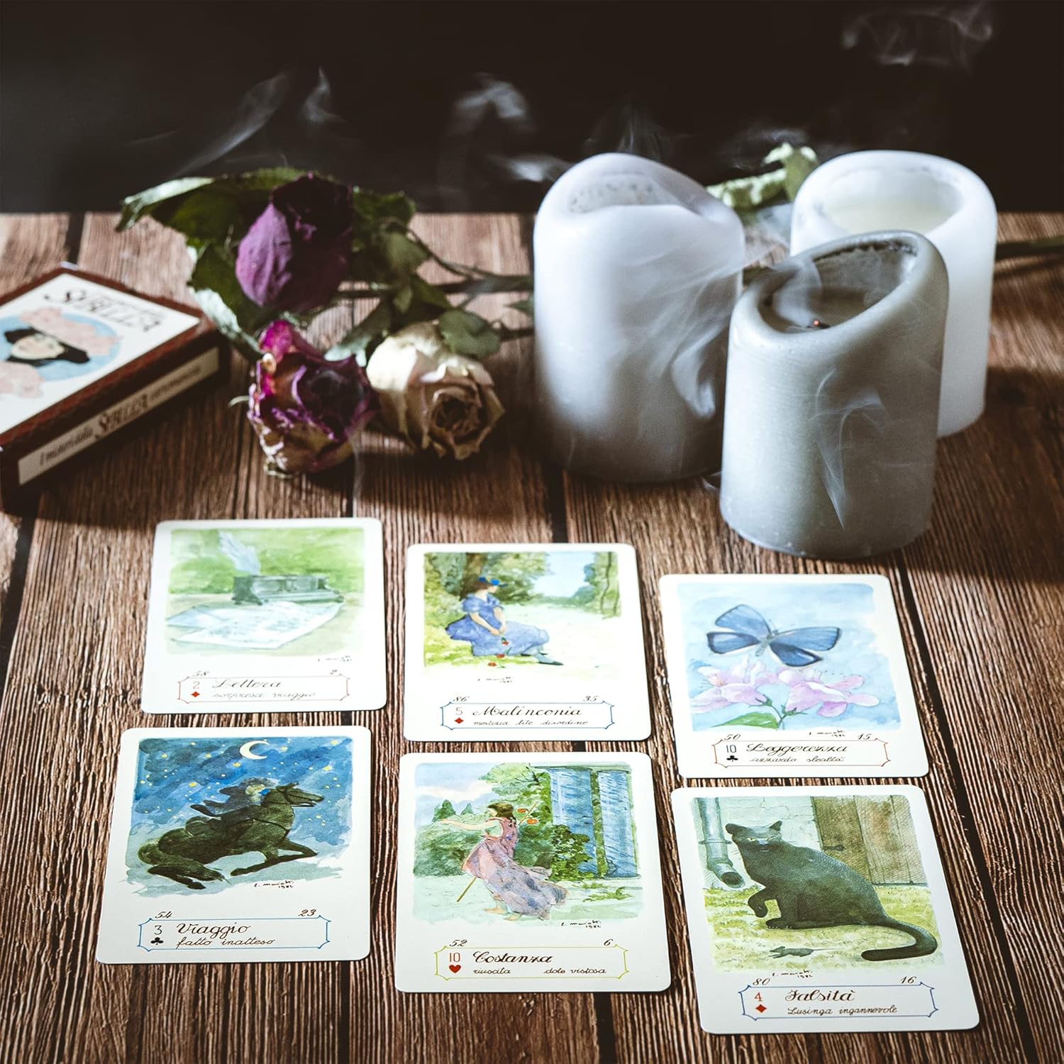 Dal Negro- I Misteri Della Sibilla Sibyla Cartas de Juego del Tarot, Multicolor (43003