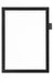 Durable DURAFRAME Note Self-Adhesive Magnetic Frame | A4 Format in Black | Pack of 1 Frames | Includes Universal Pen Holder |