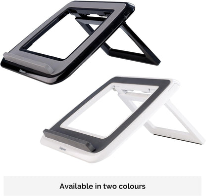 Fellowes Laptop Stand for Desk - I-Spire Series Adjustable Laptop Stand for the Home and Office - Portable Laptop Stand with 7 Height Adjustments - Max Monitor Size 17", Max Weight 4KG