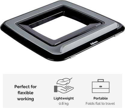 Fellowes Laptop Stand for Desk - I-Spire Series Adjustable Laptop Stand for the Home and Office - Portable Laptop Stand with 7 Height Adjustments - Max Monitor Size 17", Max Weight 4KG