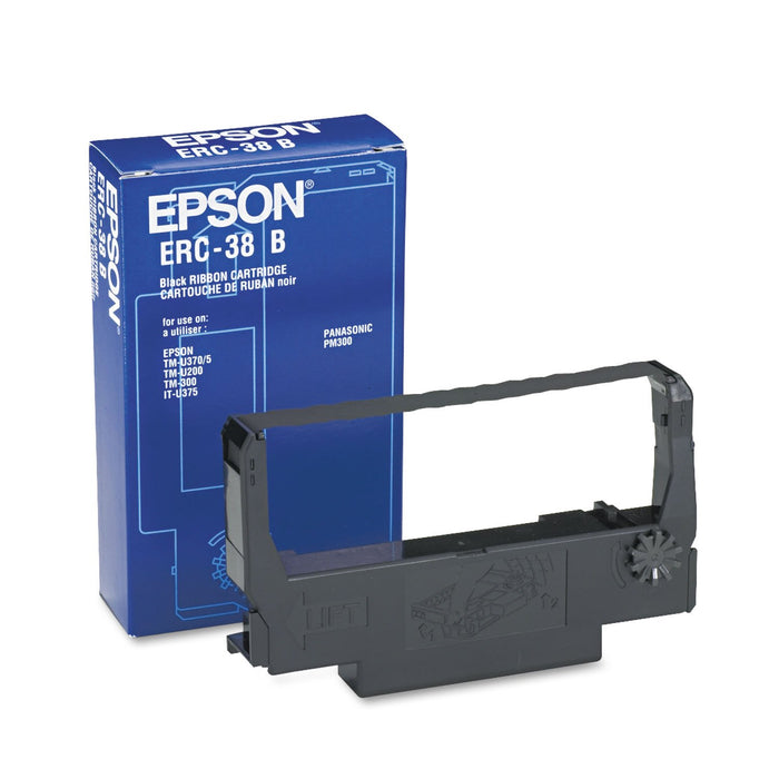 Epson C43S015376 Ribbon Cartridge, Black/Red