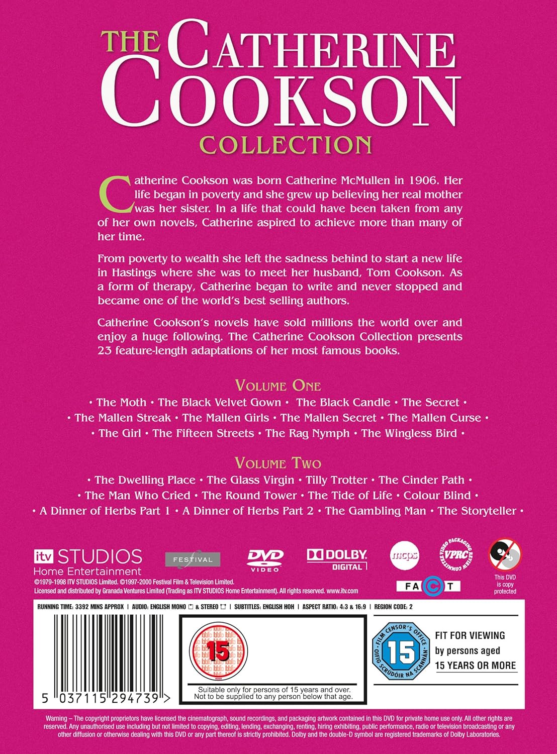 The Catherine Cookson Collection  & The Thornbirds: Complete Collection