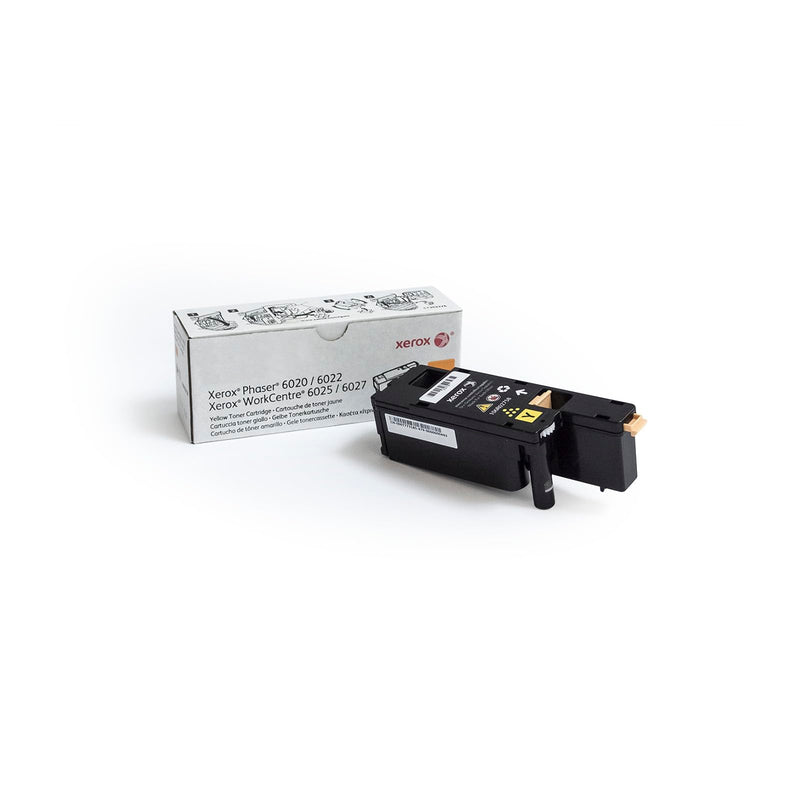 Xerox Originales Phaser 6020/6022 / Workcentre 6025/6027 Jaune Standard Capacité Cartouche de Toner (1,000 Pages) - 106R02758