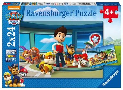 Ravensburger - Puzzle 2 x 24, Paw Patrol B (09085)