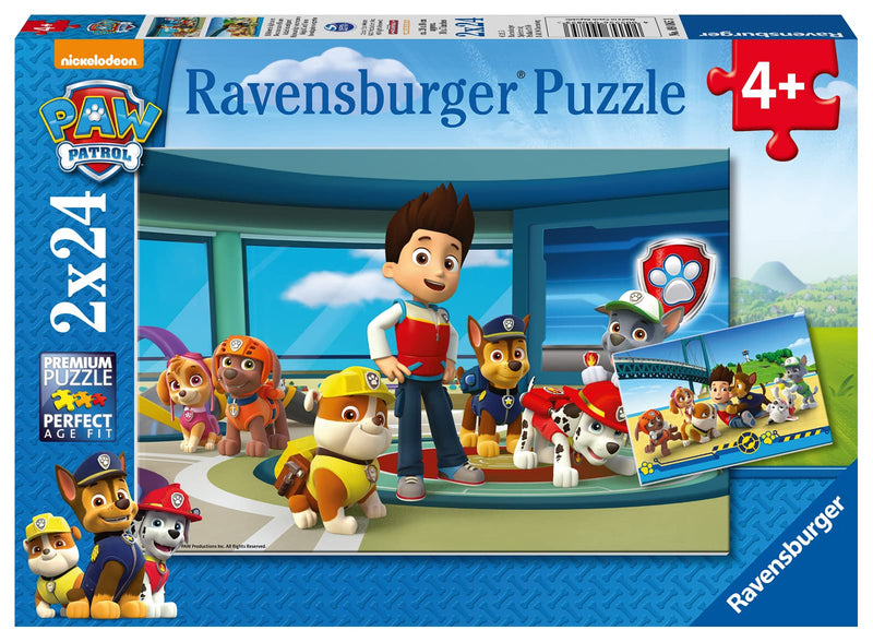 Ravensburger - Puzzle 2 x 24, Paw Patrol B (09085)