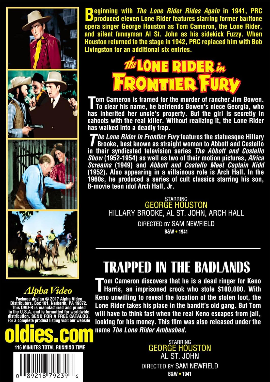Lone Rider Double Feature: The Lone Rider in Frontier Fury (1941)/Trapped in the Badlands (1941)
