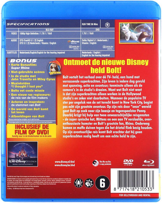BLU-RAY - Bolt (1 Blu-ray