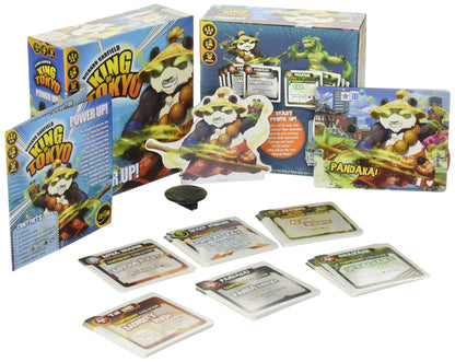 IELLO: King of Tokyo Power Up, New Edition, Set of Evolution Cards to Power up Your Monsters Included, 30 Minute Play Time, 2 to 6 Players, Ages 10 and Up