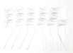 Carrera-16, 4 Finales, 2 Piezas de conexión para Escala de Pista 124 Soportes de barandilla, Multicolor, Talla única (20085219