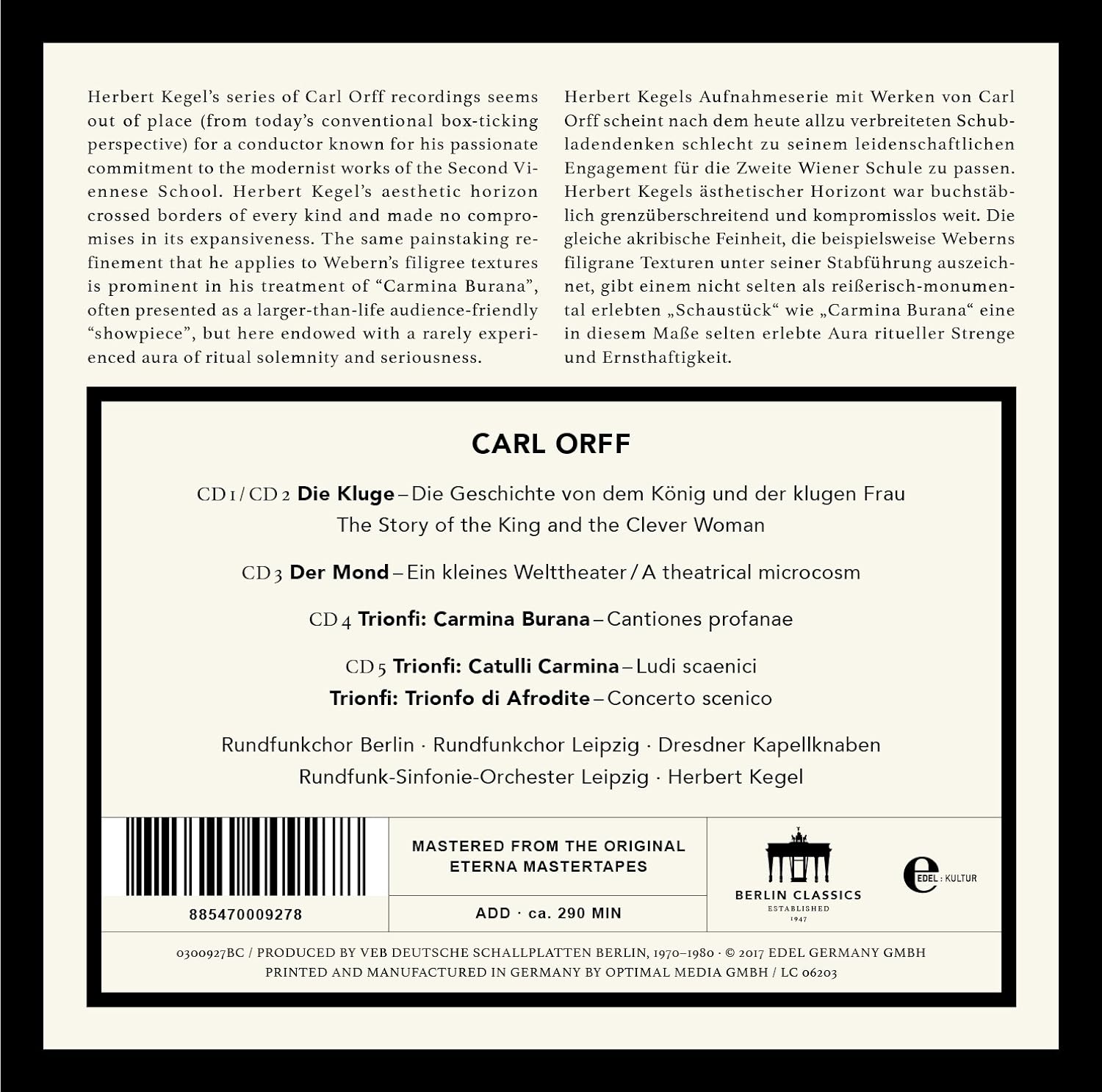 Carl Orff Edition