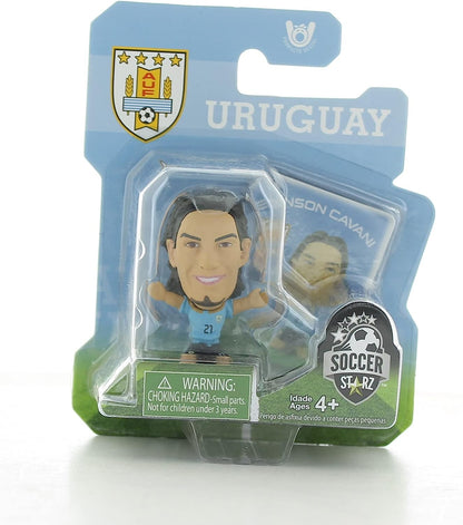 SoccerStarz Uruguay International Figurine Featuring Edinson Cavani in Uruguay's Home Kit - Blister Pack (Releasing 16th April 2014