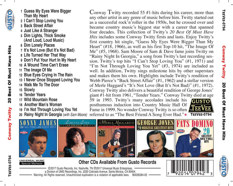 20 Best Of Must Have Hits