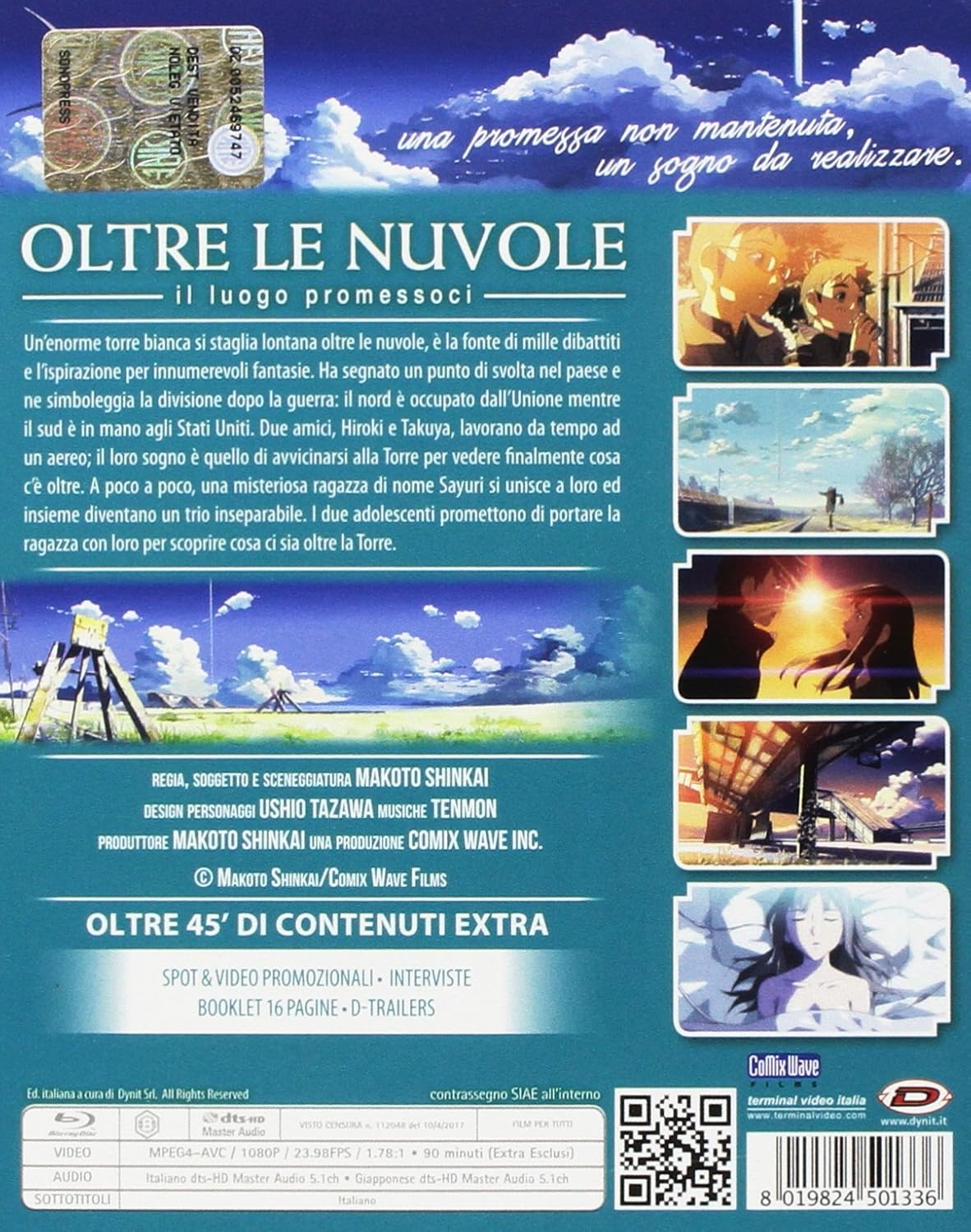 Oltre Le Nuvole - Il Luogo Promessoci (First Press) (1 Blu-ray