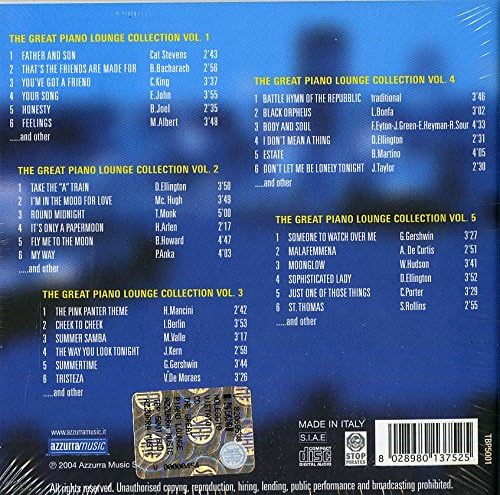 The Great PIANO Lounge Collection