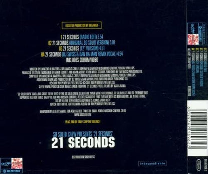 21 seconds (4 versions/video, 2001)