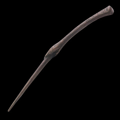 The Noble Collection Bellatrix Wand with wall display & mini mask