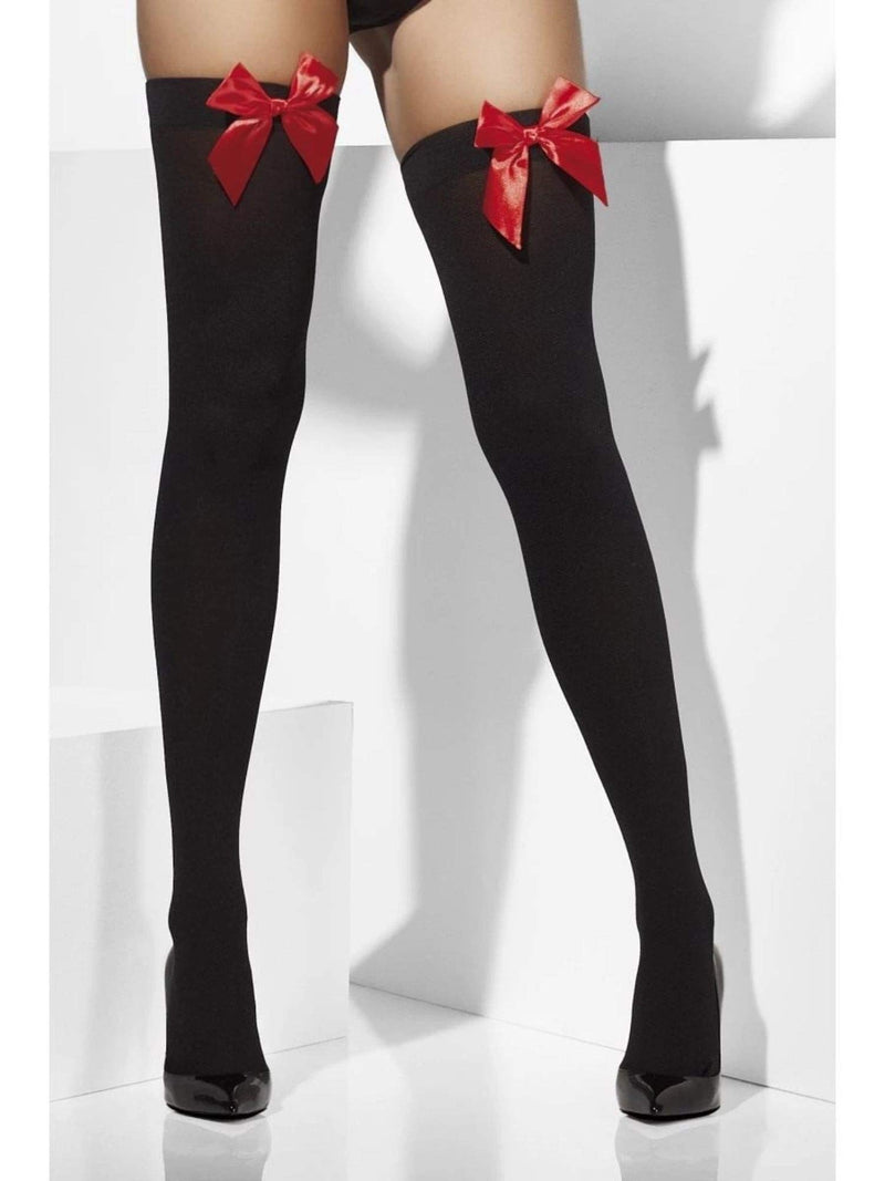 Smiffys Opaque Hold-Ups, Black