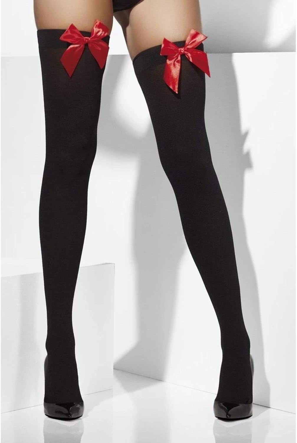 Smiffys Opaque Hold-Ups, Black