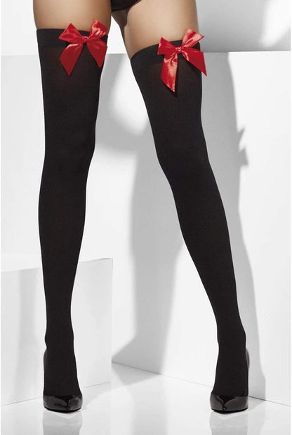 Smiffys Opaque Hold-Ups, Black