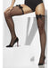 Smiffys Fishnet Hold-Ups, Black