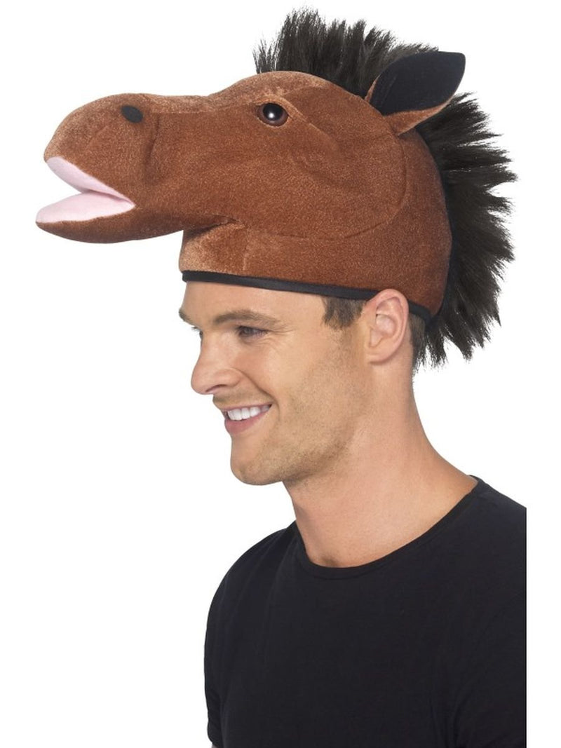Smiffys Horse Hat, Brown