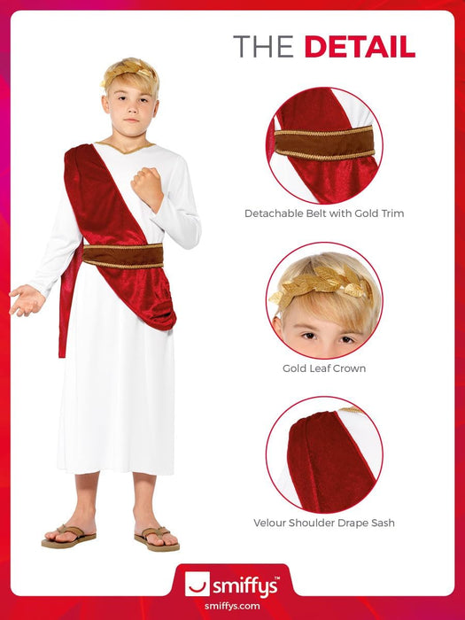 Smiffys Roman Costume, White (Size M)