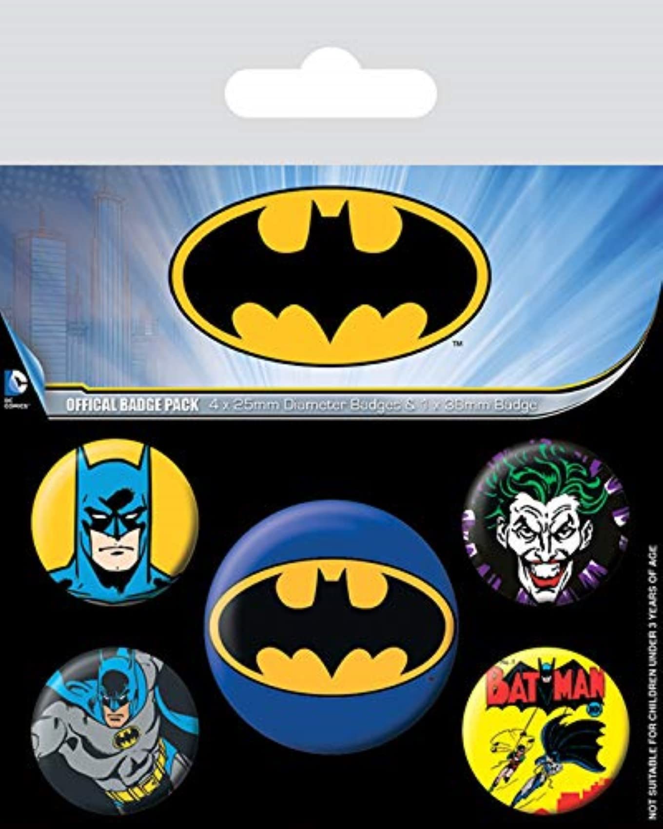 Pyramid International BP80439 Batman Badge, Multi-Colour, 10 x 12.5 x 1.3 cm